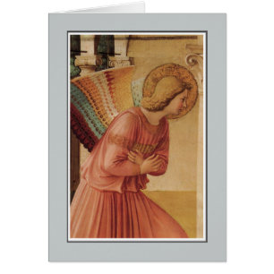 Ängel av annunciationen vid Fra Angelico Hälsningskort