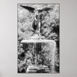 Ängel av Central Park NYC Poster