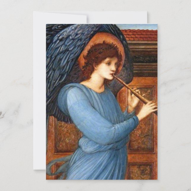 Angel av Herr Edward Burne-Jones Kort (Framsida)
