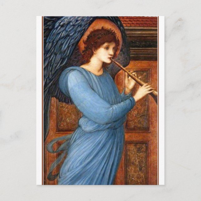 Angel av Herr Edward Burne-Jones Vykort (Framsida)
