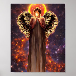 Angel av Kärlek och lätt originalkonstföremål Poster