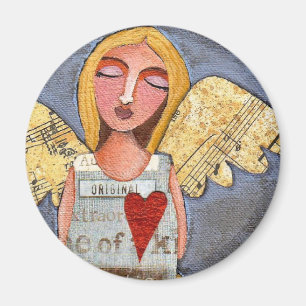 ÄNGEL av KURAGE - änglalik kärlekmagnet Magnet