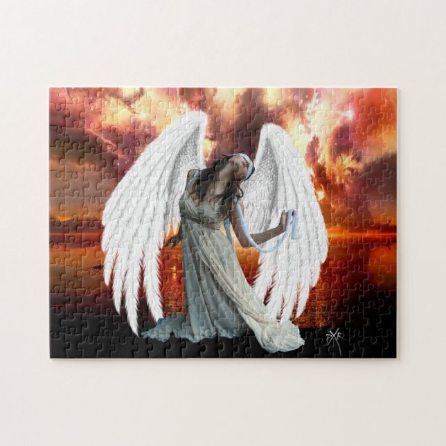 Ängel av kvalpussel pussel (Horisontell)