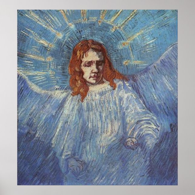 Angel av Vincent van Gogh Poster (Framsidan)