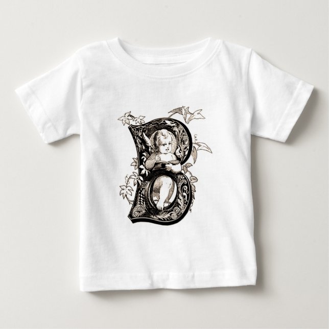 Angel Baby Monogram - Shirt Tee (Framsida)