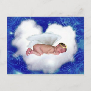Angel Baby, Spipande på ett moln Vykort