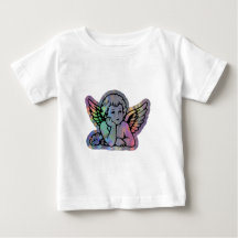 Ängel Baby T-Shirt | Söt Kerub Barn Tröja