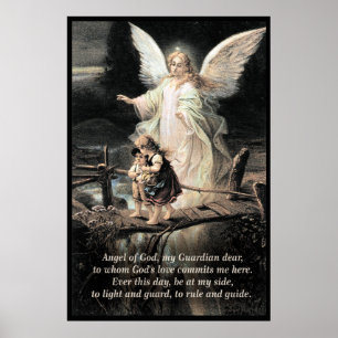 Angel, Barn, Bridge, Dikt Poster