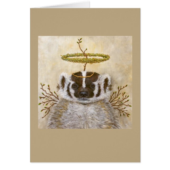 Angel Barney-kort Hälsningskort (Framsidan)