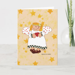 Ängel - Barnkonst för CHOC Anteckningskort