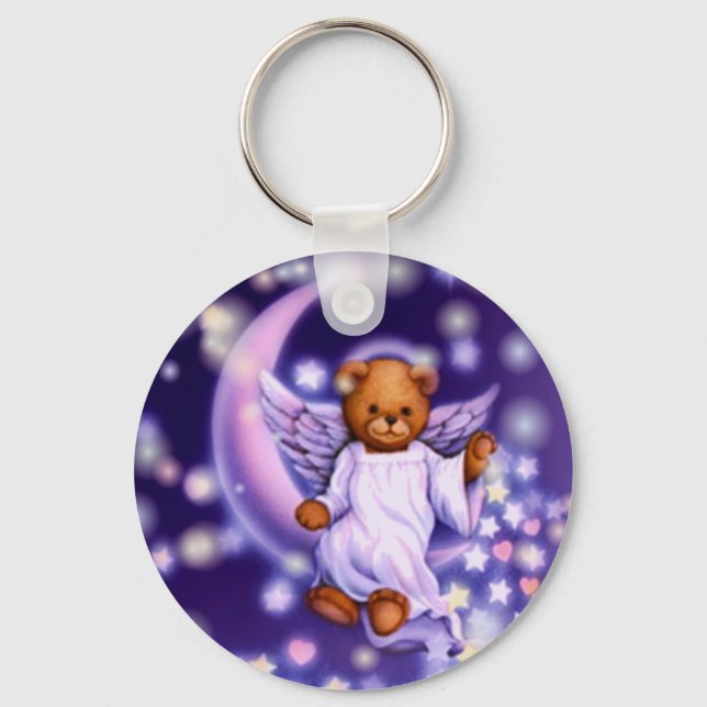 Angel Bear Keychain Nyckelring (Framsida)