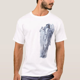 Ängel-Bedrövad vintage Tee