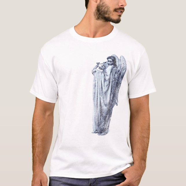 Ängel-Bedrövad vintage Tee (Framsida)