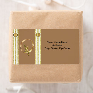 Angel Beige Labels Fraktsedel