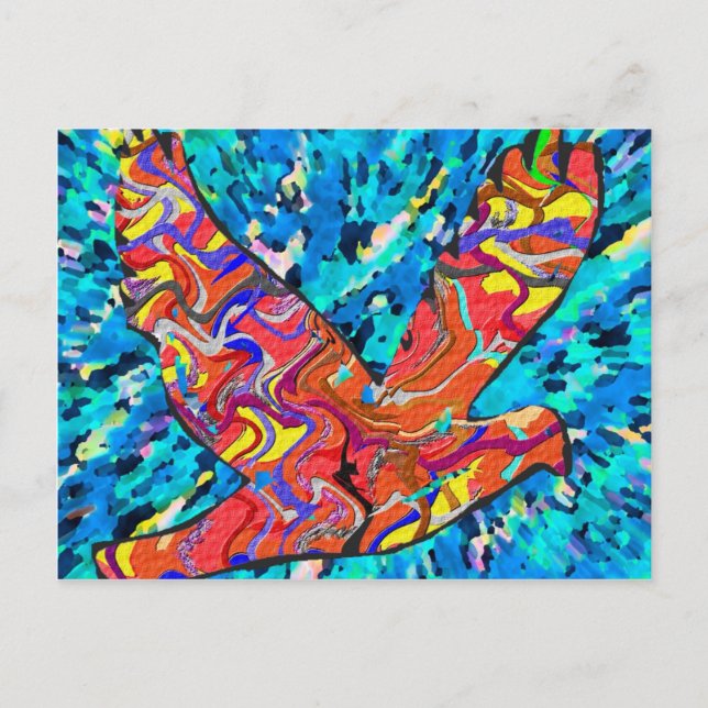 Angel Bird Vykort (Framsida)