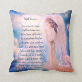 Angel Blessings Guardian Angel Dikt Kudde