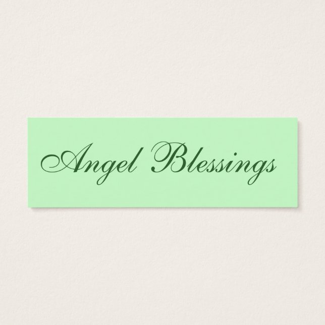 Angel Blessings KÄRLEK Note Litet Visitkort (Baksidan)