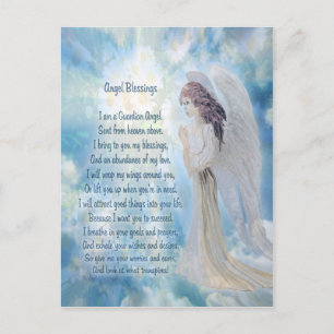 Angel Blessings Vykort