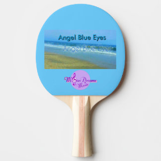 Angel Blue Öga Ping Pong Paddle Pingisracket