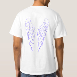 Angel Blue Outline Vingar Tröja