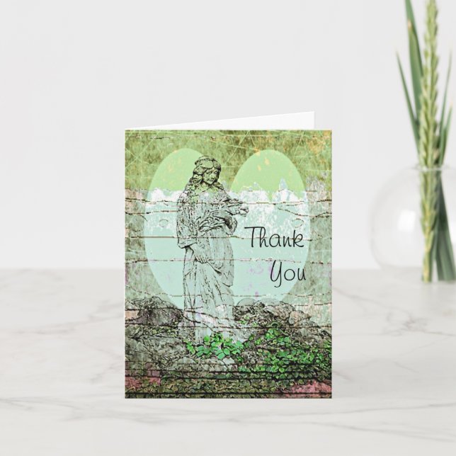 Angel Bouquet - tackkort (Framsida)