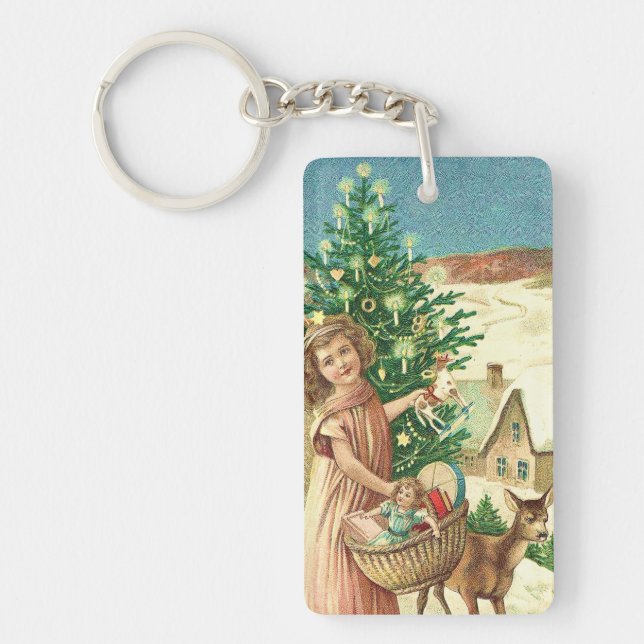 Angel bringing Christmas gifts and presents (Framsidan)