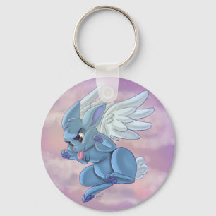 Angel Bunny Nyckelring