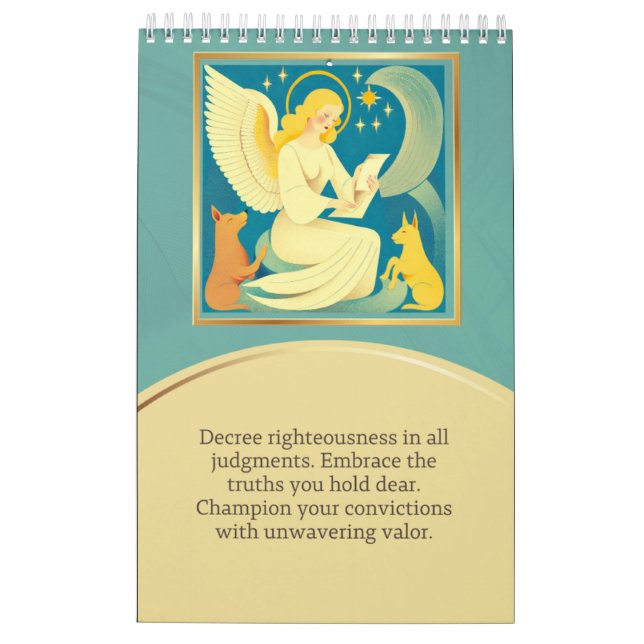 angel calendar kalender (Baksida)