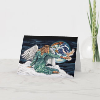 Angel Cards blank inuti Helgkort