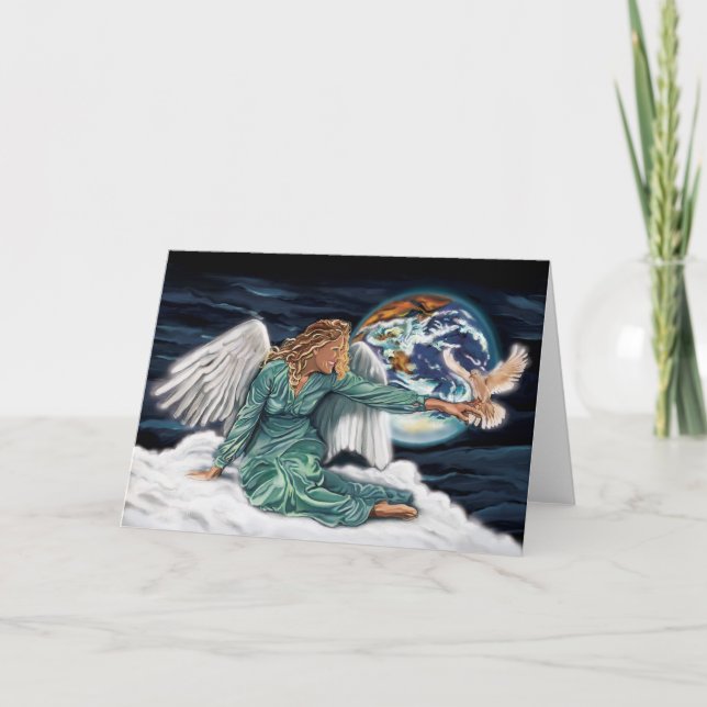 Angel Cards blank inuti Helgkort (Framsida)