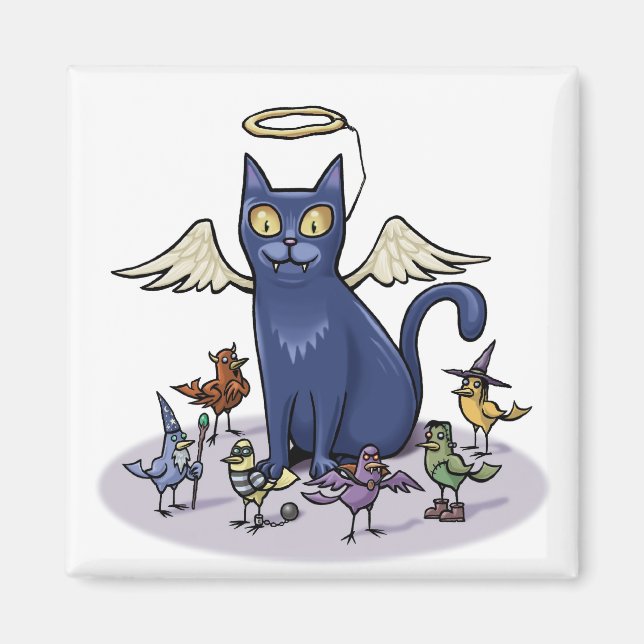 Angel Cat Magnet (Framsidan)