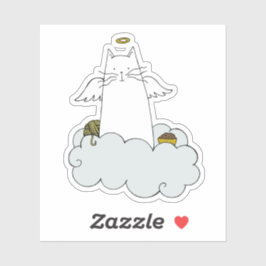 Angel Cat Sticker Klistermärken