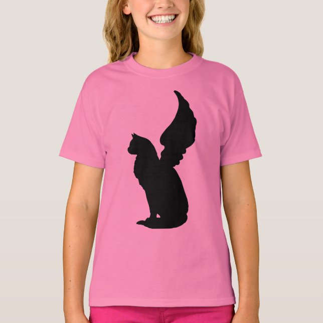 Angel Cat T-Shirt (Framsida)