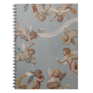 Angel Cherubs Whimsical Renaissance Anteckningsbok