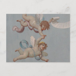 Angel Cherubs Whimsical Renaissance Vykort