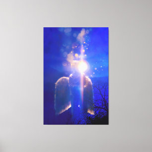 Angel Child "ALVER ENSAM" Canvastryck