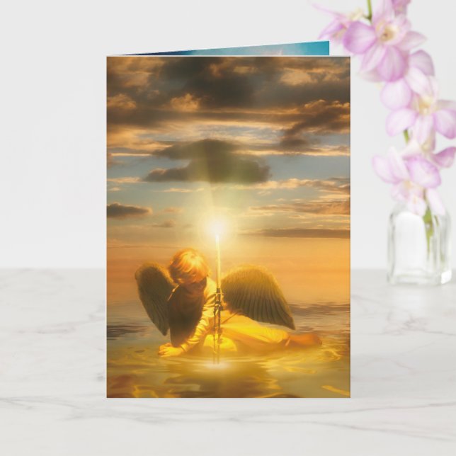 Angel Child LIGHT the WORLD Kort (Orkide)
