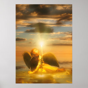 Angel Child LIGHT the WORLD Poster