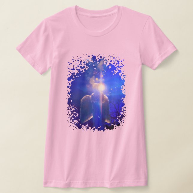 Angel Child "NEVER ALONE" T Shirt (Laydown)