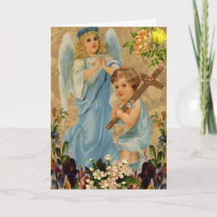 Angel Children Påsk Card Helgkort