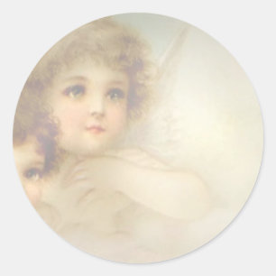 Angel Children Runt Klistermärke