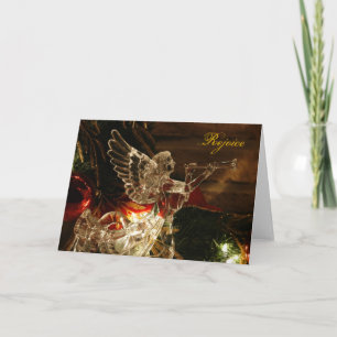 angel christmas, Rejoice - Helgkort