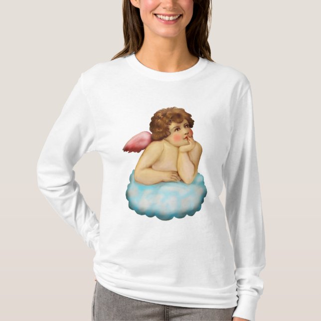 Angel Cloud Cupid T Shirt (Framsida)