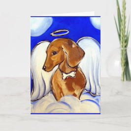 Angel Dachshund Kort