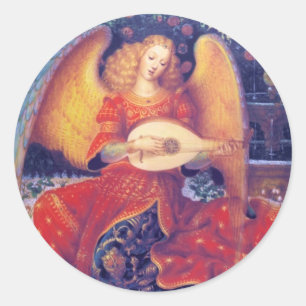 Angel de Dios-klistermärken Runt Klistermärke