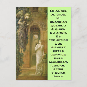 Angel de Dios vycard Vykort