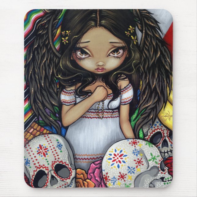 "Ängel de los Muertos" Mousepad Musmatta (Framsidan)
