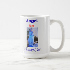 Ängel, den fräcka katten-mugg kaffemugg