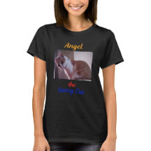 Ängel den sassiga katt T-shirt