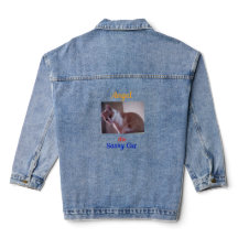 Ängel den sassiga kattdenimjakken